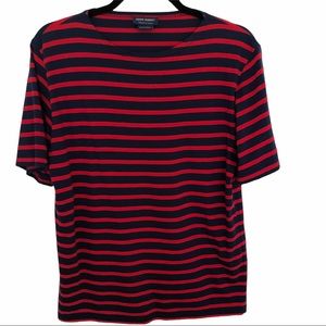 SAINT JAMES Authentic Breton Stripe Tee, Size S